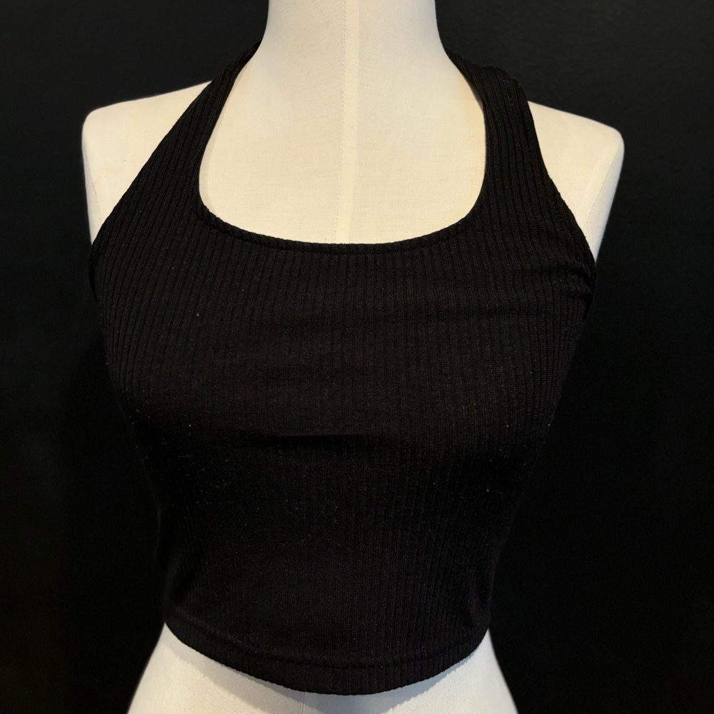 Black Halter Top